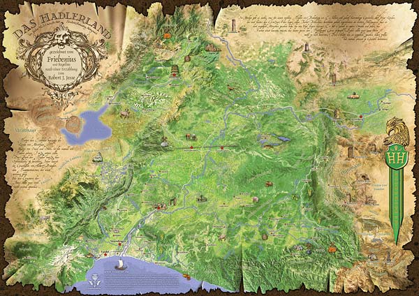 Fantasy-maps by Jörg Friebe