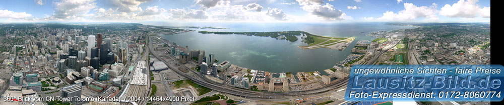 Blick vom CN Tower in Toronto